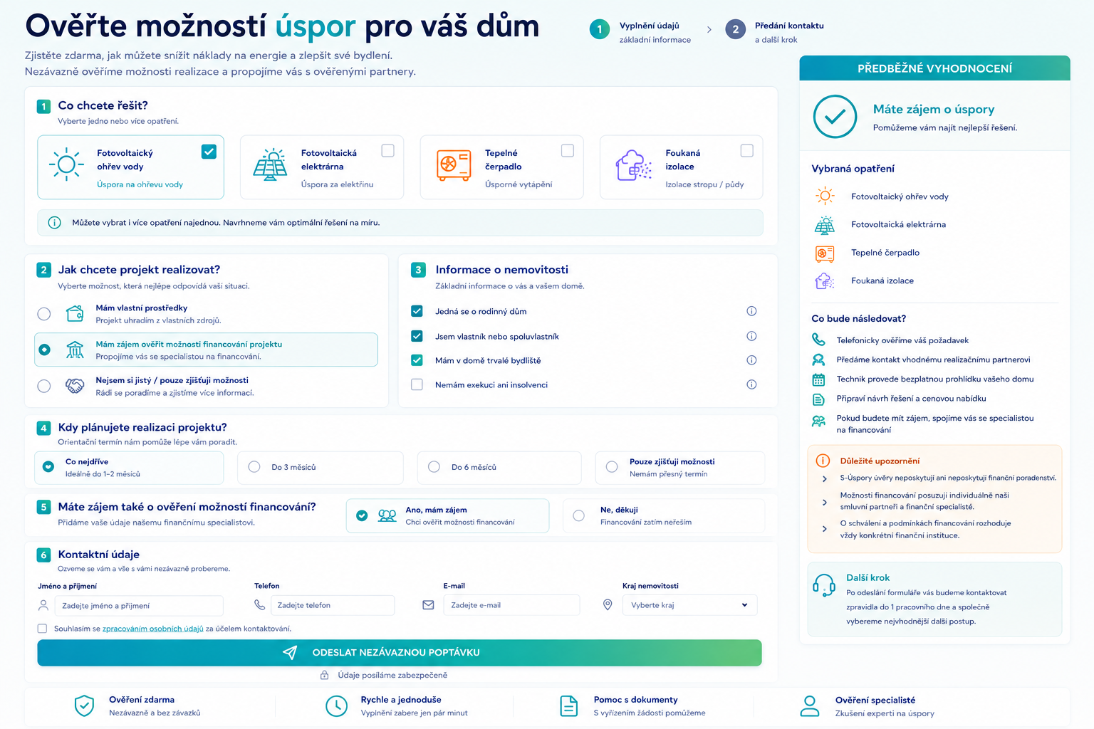 Ověřte možnosti úspor pro váš dům