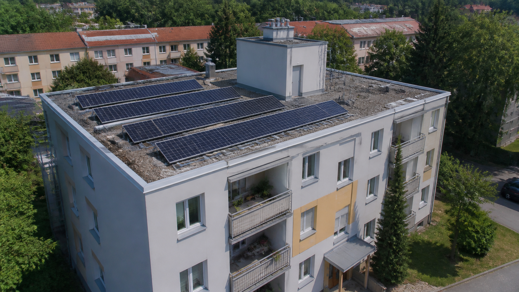 FVE pro bytové domy: Co musíte vědět před investicí